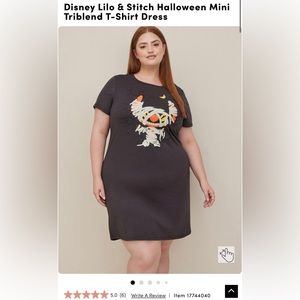 Torrid 2X Halloween Stitch Dress